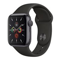 Apple Watch Series 6 GPS 44mm Space Gray Aluminum Smartwatch - Black Sport Band (Refurbished)
