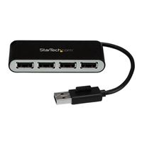 StarTech 4-Port Portable USB 2.0 Hub with Built-in Cable
