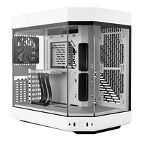 HYTE Y60 Modern Aesthetic Dual Chamber Panoramic Tempered Glass ATX Mid-Tower Computer Gaming Case - Snow White