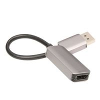 QVS DisplayPort M to HDMI F A/V 4K Eyefinity Active Adapter - Micro Center