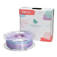 Cookiecad 1.75mm PLA Silk 3D Printer Filament Multi Color Color 1.0 kg (2.2 lbs.) Spool - Unicorn
