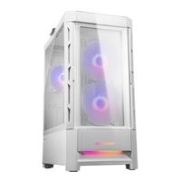 Cougar Duoface RGB Tempered Glass ATX Mid-Tower Computer Case - White