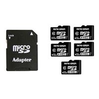 Micro Center 32GB microSDHC Class 10/U1  Flash Memory Card with Adapter (5-Pack)
