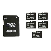 Micro Center 64GB microSDXC Class 10/U1 Flash Memory Card with Adapter