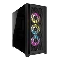 Corsair iCUE 5000D RGB AIRFLOW Tempered Glass ATX Mid-Tower Computer Case - Black