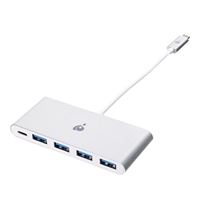 IOGear USB-C to 4 Port USB-A Hub with Power Delivery Pass-Thru
