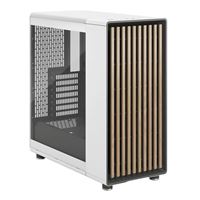 Fractal Design North Tempered Glass ATX Mid-Tower Computer Case - White/Oak