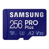 Samsung 256GB Pro Plus microSDXC Class 10 / UHS-1 Flash Memory Card with Adapter