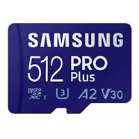 Samsung 512GB PRO Plus microSDXC Card UHS-I Flash Memory Card U3 V30 A2 Micro SD Card with Adapter