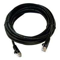 Shaxon 1 Ft. CAT 6 Molded Snagless Boots Ethernet Cable - Black