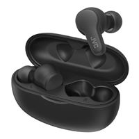 JVC Gummy True Wireless Bluetooth Earbuds - Black