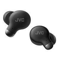 JVC Marshmallow Active Noise Cancelling True Wireless Bluetooth Earbuds - Black