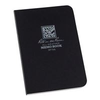 Rite In The Rain Weatherproof Black Soft Cover Pocket Notebook - Black
