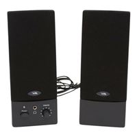 Cyber Acoustics USB Powered 2.0 Channel Computer Speakers - Black