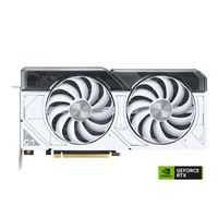 ASUS NVIDIA GeForce RTX 4070 Dual White Overclocked Dual Fan 12GB GDDR6X PCIe 4.0 Graphics Card