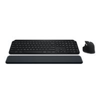 Logitech MX Keys S Combo Low-Profile Wireless Keyboard + MX Master 3S Wireless Mouse - (Black)