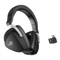 ASUS ROG Delta S Wireless Gaming Headset (AI Beamforming Mic, 7.1 surround sound, 50mm Drivers, Lightweight, Low-latency, 2.4GHz, Bluetooth, USB-C, For PC, Mac, PS4, PS5, Switch, Mobile Device)- Black