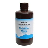 Inland 405nm UV Curing Water Washable Plus 3D Printer Resin 0.5 kg (1.1 lbs.) - Nebula Grey