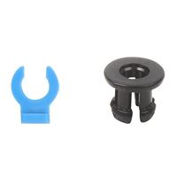 Creality Bowden Tube Coupling (Black) and Clamp Clip (Blue) Set for Ender 3 V2 Neo and Ender 5 S1