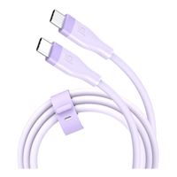j5create USB Type-C 60W Liquid Silicone Fast Charging Cable (Pink)