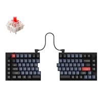 Keychron Q11 QMK 75% Wired Custom Hot-swappable Split Mechanical Keyboard - Red Switches