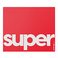 pulsar Superglide Glass Mouse Pad XL - Red