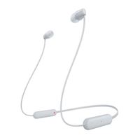 Sony WI-C100 Bluetooth Wireless Earbuds - White