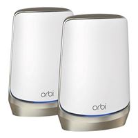 NETGEAR Orbi - AXE11000  WiFi 6E Quad-Band AiMesh Whole Home Wireless System - 2 Pack