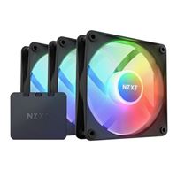 NZXT F120 RGB Core Fluid Dynamic Bearing 120mm Case Fan - Black 3 Pack