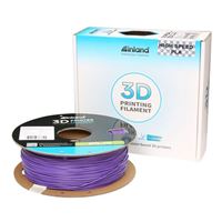 Inland 1.75mm PLA High Speed 3D Printer Filament 1.0 kg (2.2 lbs.) Cardboard Spool - Violet
