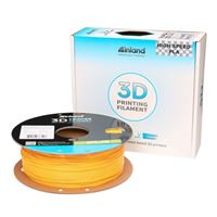 Inland 1.75mm PLA High Speed 3D Printer Filament 1.0 kg (2.2 lbs.) Cardboard Spool - Yellow