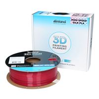 1.75mm pla high speed silk 3d printer filament 1.0 kg (2.2 lbs.) cardboard spool - bronze red dimensional accuracy +/- 0.05mm, fits most fdm/fff printers, odor free, clog free
