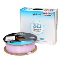 Inland 1.75mm PLA High Speed Silk 3D Printer Filament 1.0 kg (2.2 lbs.) Cardboard Spool - Cool Pink
