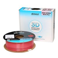 Inland 1.75mm PLA High Speed Silk 3D Printer Filament 1.0 kg (2.2 lbs.) Cardboard Spool - Light Coral