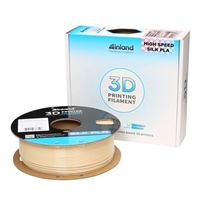 Inland 1.75mm PLA High Speed Silk 3D Printer Filament 1.0 kg (2.2 lbs.) Cardboard Spool - Champagne Gold