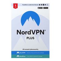 NORD Security NordVPN Plus - 1-Year Cybersecurity Package (VPN and Password Manager)
