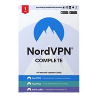 NORD Security NordVPN Complete - 1-Year Cybersecurity Package (VPN, Password Manager, and Encrypted Cloud)