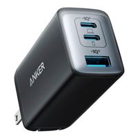 Anker PowerPort III 3-Port USB-C Charger 65W Power Delivery - Black