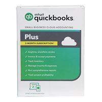 Intuit QuickBooks Online Plus 2024 3-Month Subscription