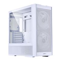Lian Li Lancool 206 Tempered Glass ATX Mid-Tower Computer Case - White