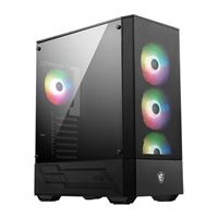 MSI MAG FORGE 112R Tempered Glass ATX Mid-Tower Computer Case - Black