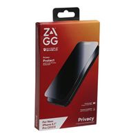 Zagg Invisible Glass Elite AM Privacy Screen Protector for iPhone 15 Pro