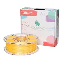 Cookiecad 1.75mm PLA 3D Printer Filament Single Color 1.0 kg (2.2 lbs.) Spool - Solar Flare