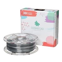 Cookiecad 1.75mm PLA Silk 3D Printer Filament Dual Color 1.0 kg (2.2 lbs.) Spool - Granite