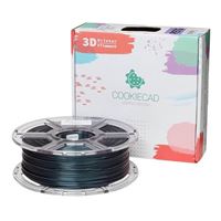 Cookiecad 1.75mm PETG Iridescent 3D Printer Filament Single Color 1.0 kg (2.2 lbs.) Spool - Dark Magic