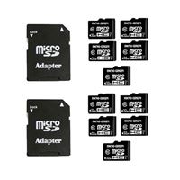 Micro Center 32GB microSDHC Class 10 / U1 Flash Memory Card with Adapter (10 Pack)