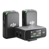 DJI Mic Compact Digital Wireless Microphone System/Recorder for Camera & Smartphone (2 Transmitter)
