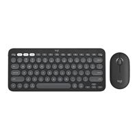 Logitech K380 + M350 Wireless Keyboard and Mouse Combo - Slim Portable Design (Graphite)