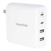 Visiontek 100W GaN II Power Adapter - 4 Port