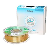 Inland 1.75mm PLA Silky 3D Printer Filament Triple Color 1.0 kg (2.2 lbs.) Spool - Mystic (Black Gold Green)